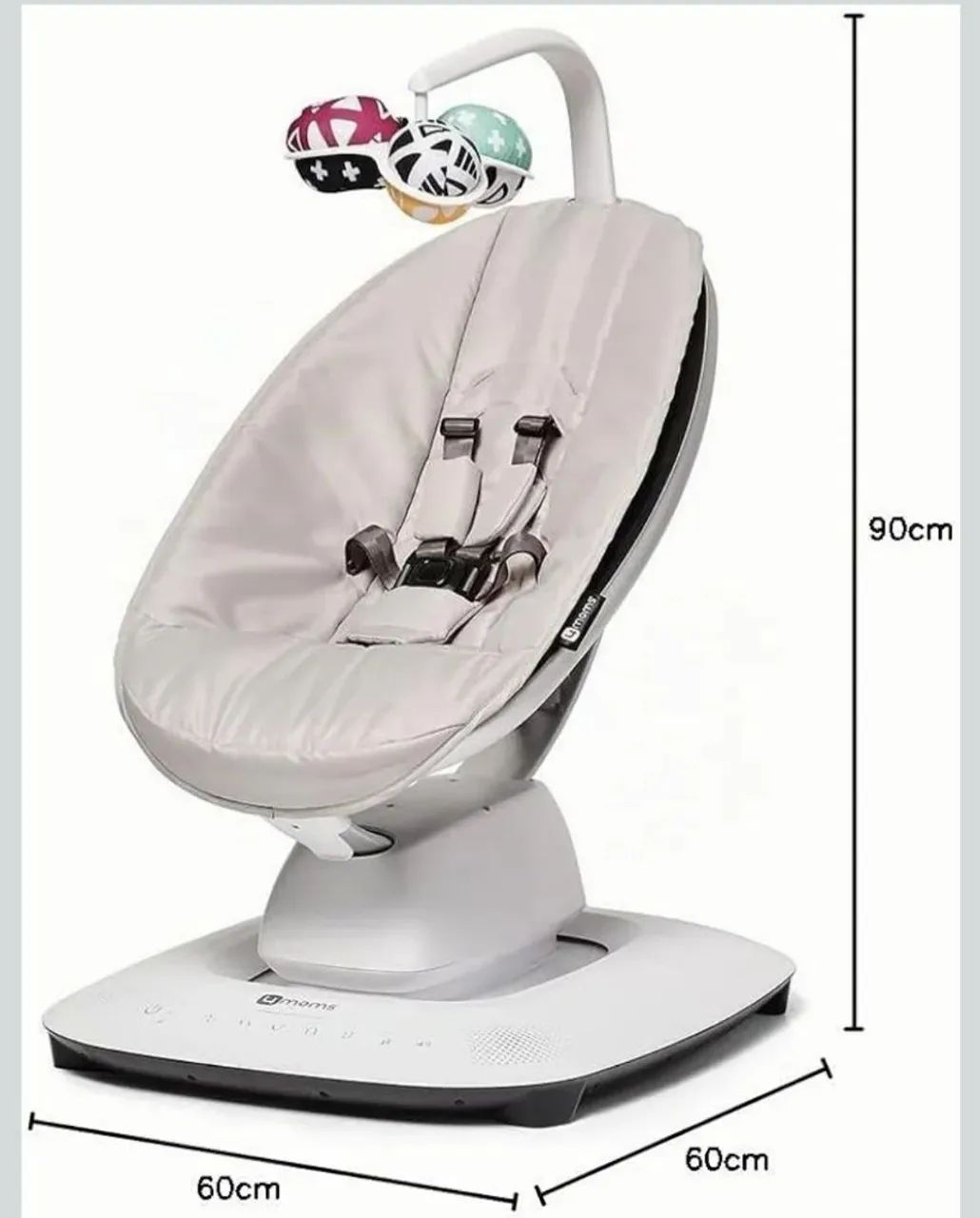 Vendo Cadeira De Balanço 4moms Mamaroo 4 Elétrica Com Bluetooth  - Foto 5