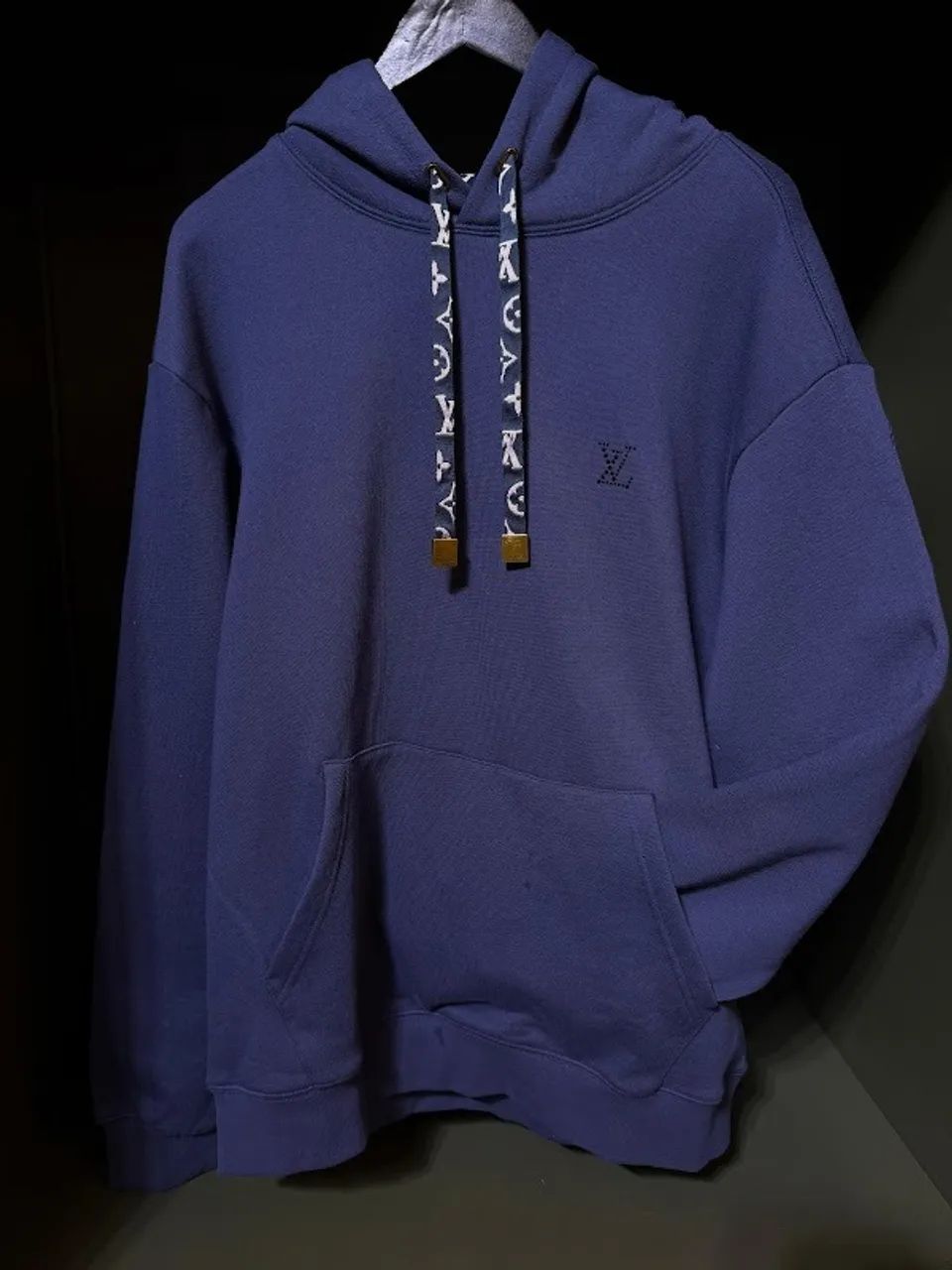 Blusas-Casacos - LOUIS VUITTON - Moletom Azul - TAM. G