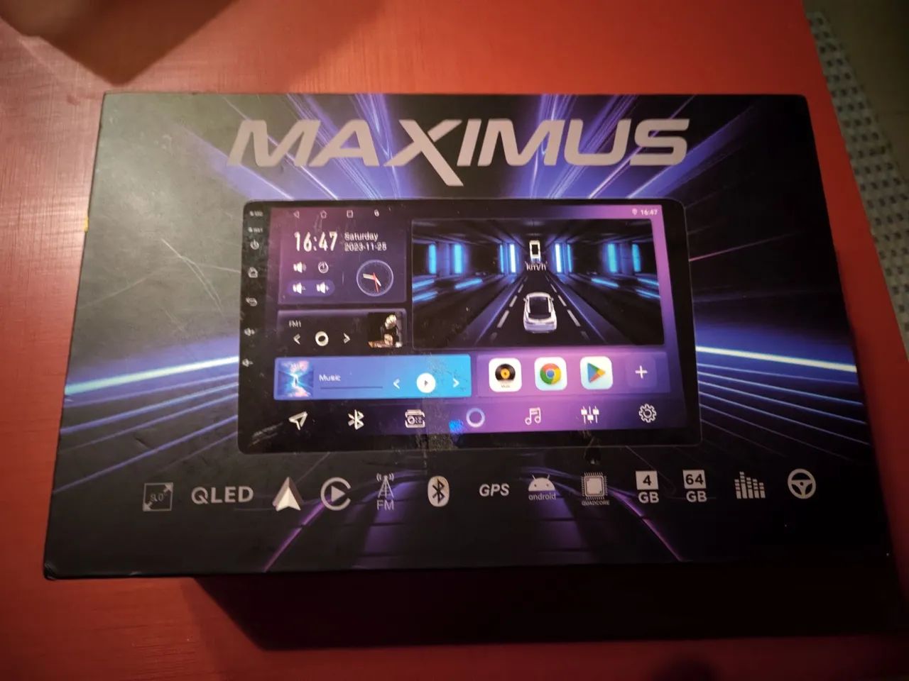 Multimídia Android 9 Wifi Carplay Bluetooth Fp Import ( NOVO )