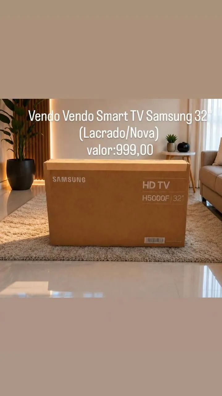 Vendo Smart Tv 32 Polegadas Samsung Lacrada 