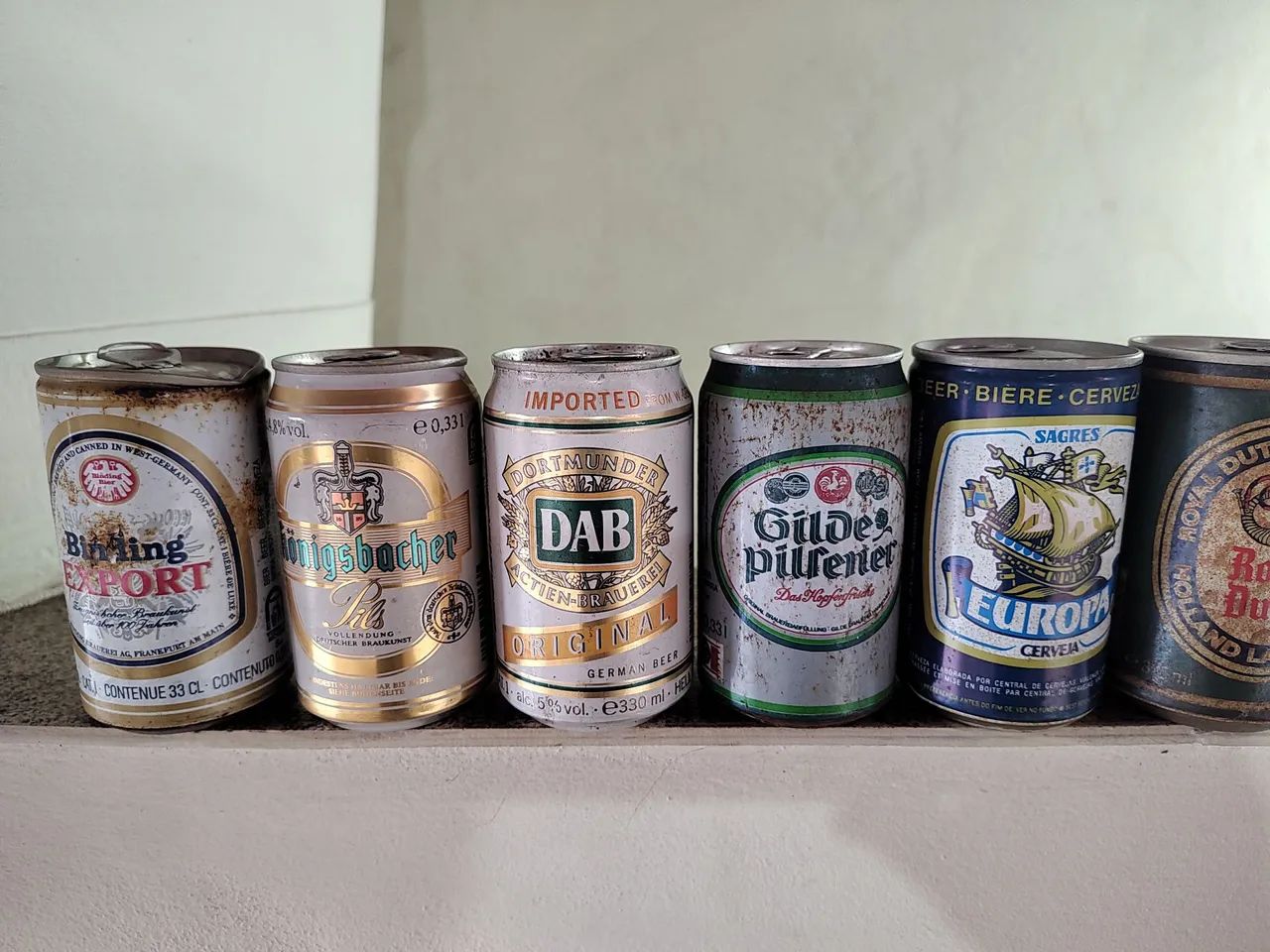 Latas de cerveja antiga (Cheias ) - Foto 2