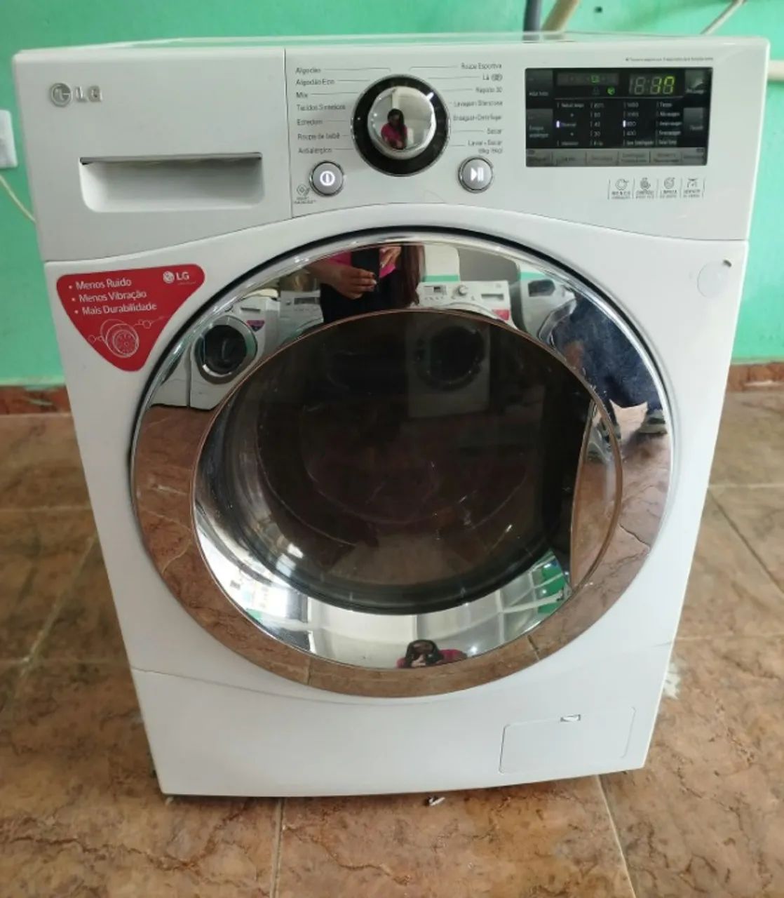 Lava e Seca LG 10kg painel touch screen - Foto 3