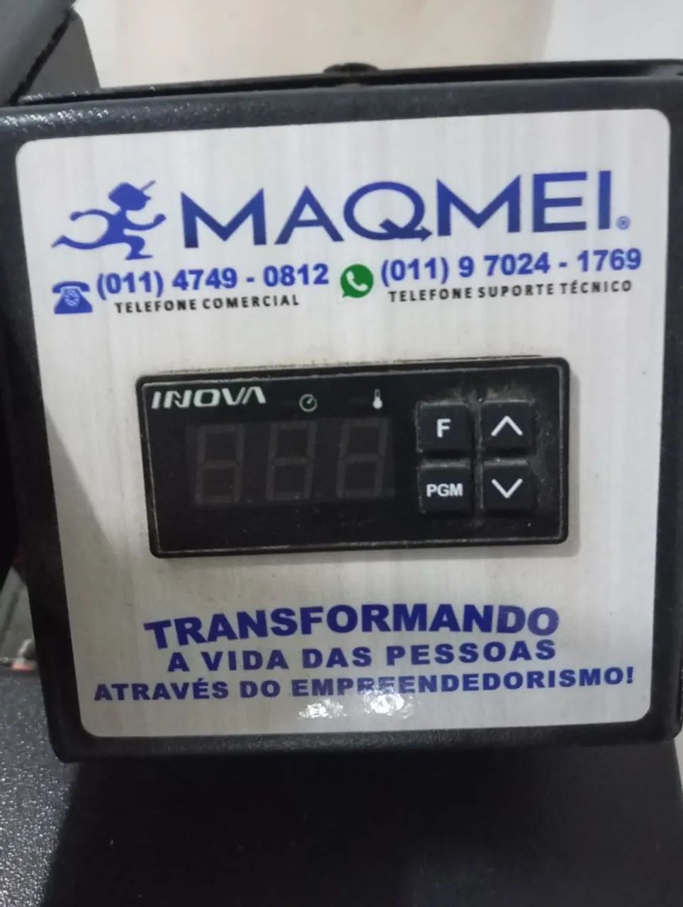 Prensa Térmica para sublimação MaqMei 38x38 cm - Foto 4