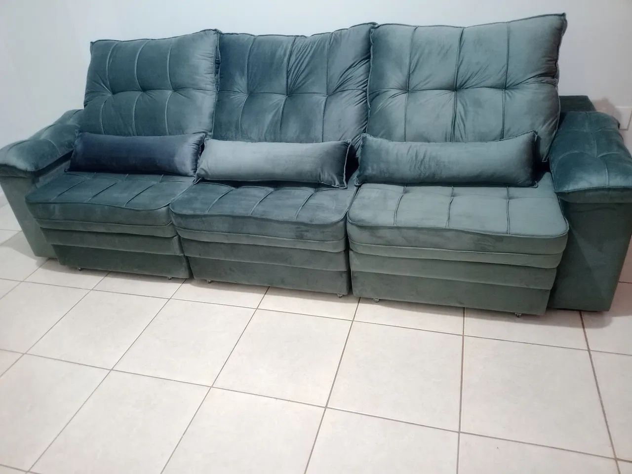 Promoção SOFÁ RETRÁTIL E RECLINÁVEL 2.90 LARGURA  - Foto 4