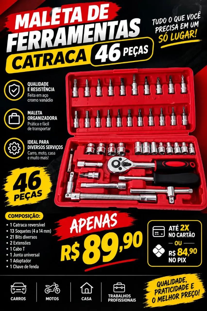 Maleta de ferramentas 