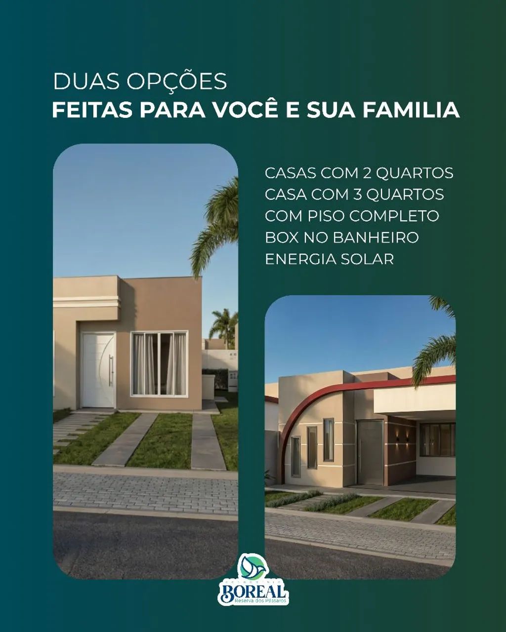 Casas de 2 e 3 quartos com suíte  - Foto 3
