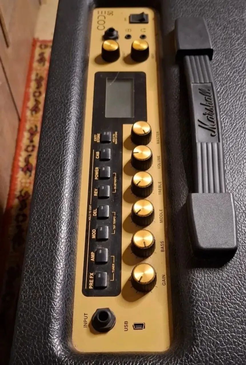 Amp Marshall Code 50 + footcontroller frete grátis sp-sp abc - Foto 3