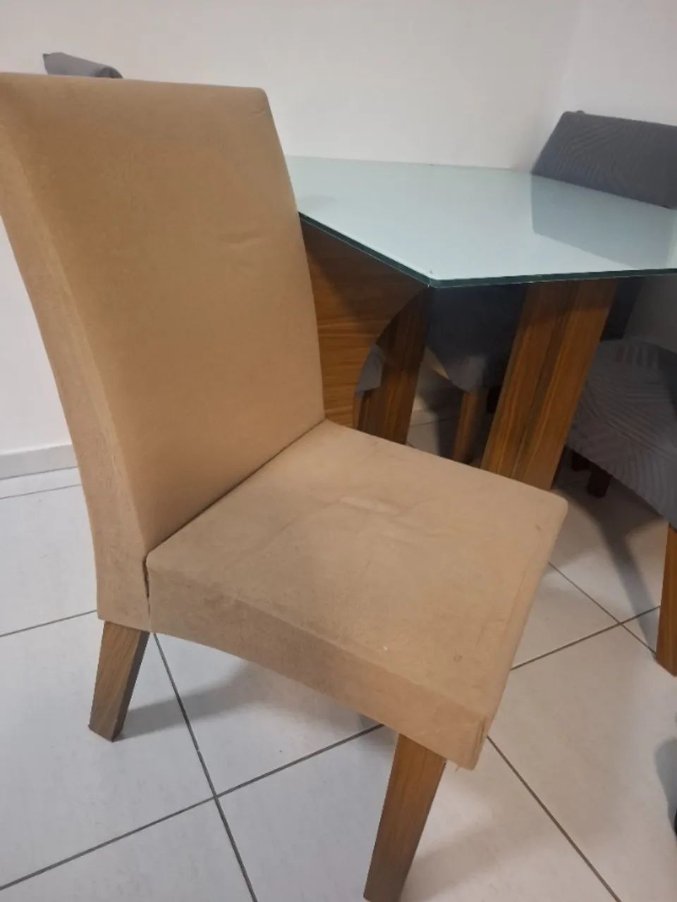 Cadeiras de jantar + base de mesa  - Foto 3