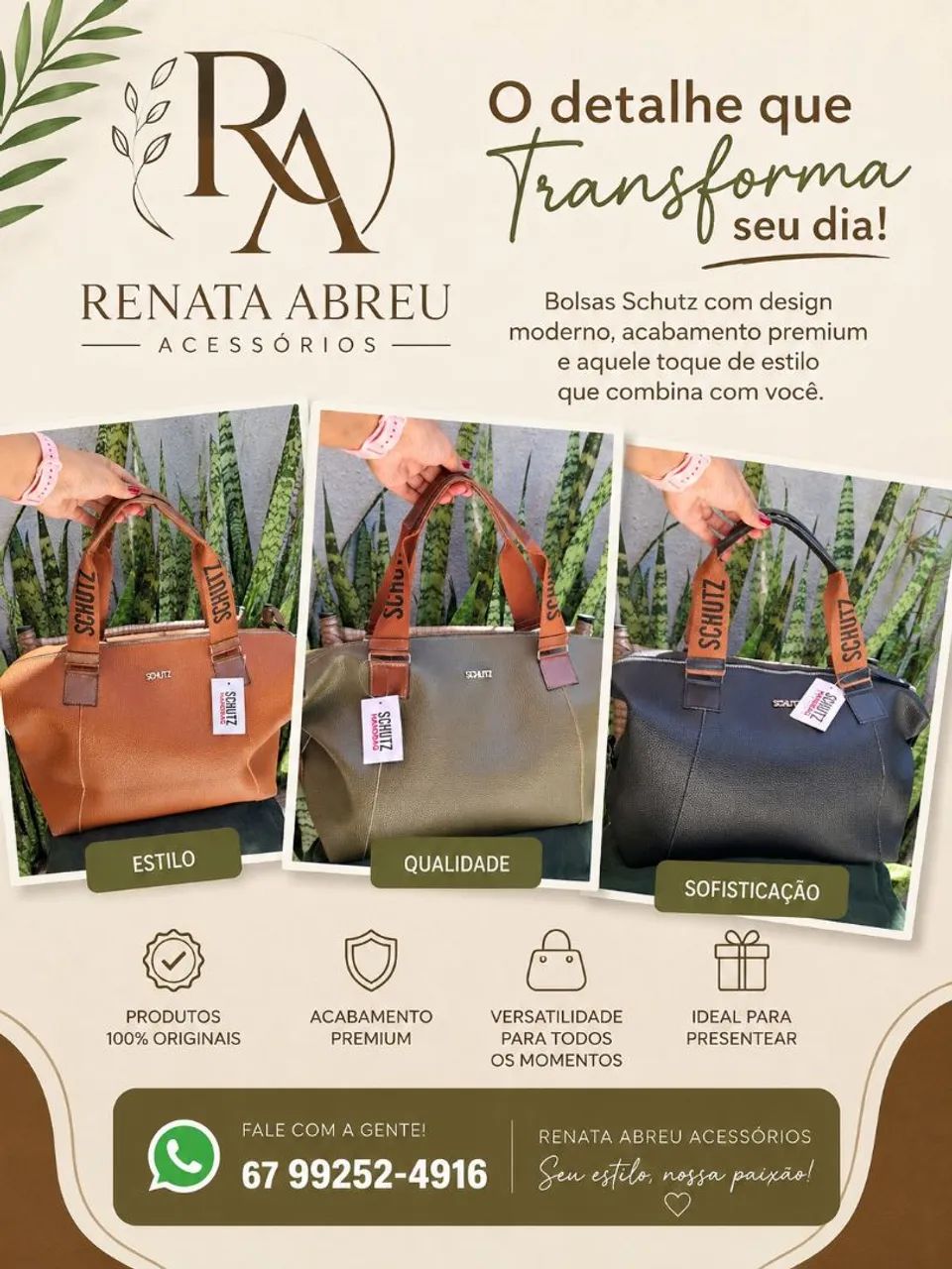 Bolsas novas 