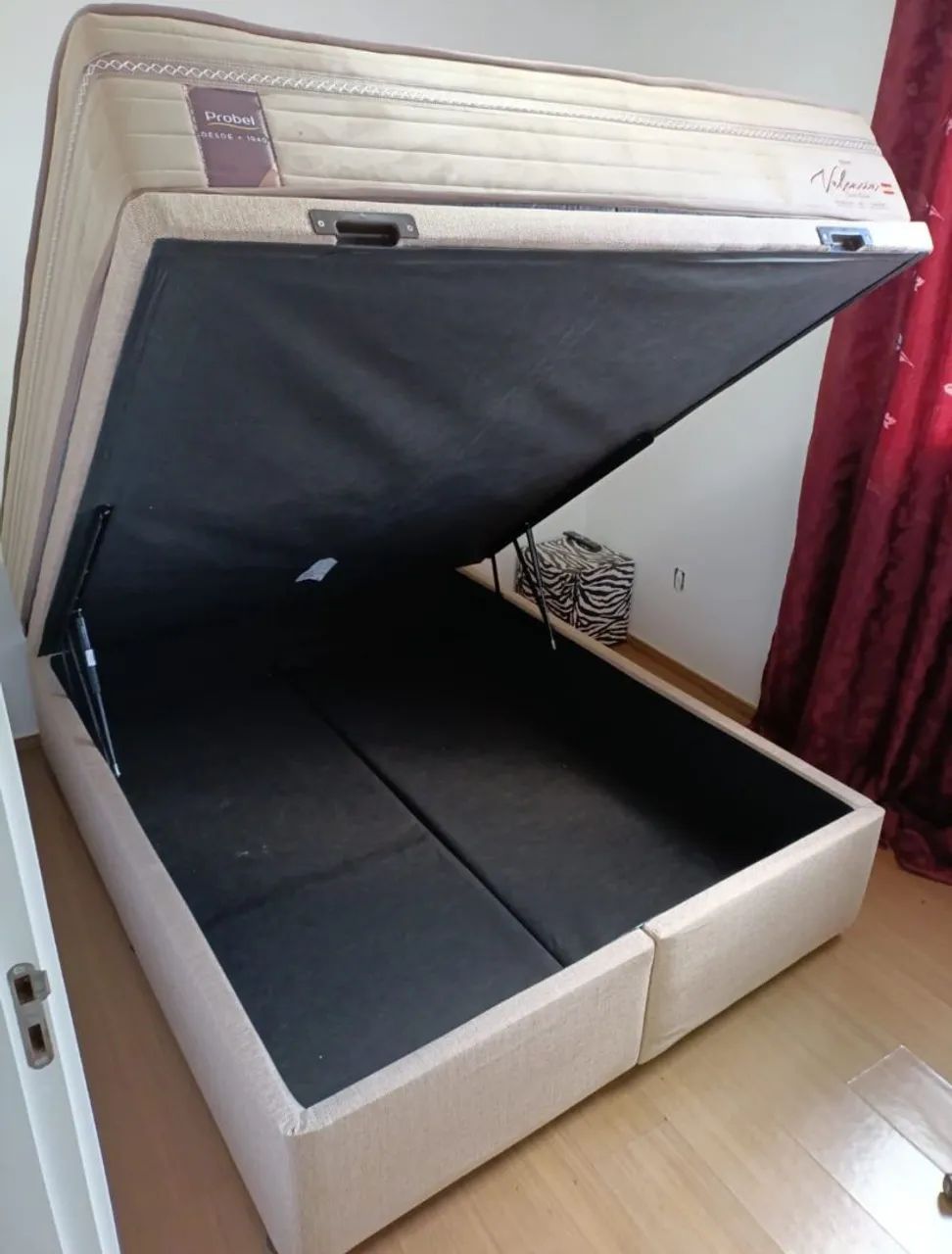 Cama box baú Queen size probel 