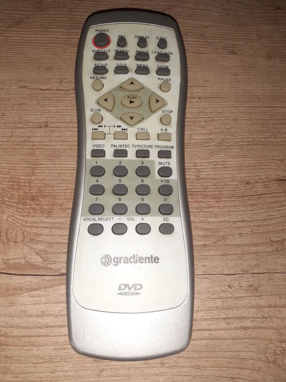Controle remoto DVD GRADIENTE 