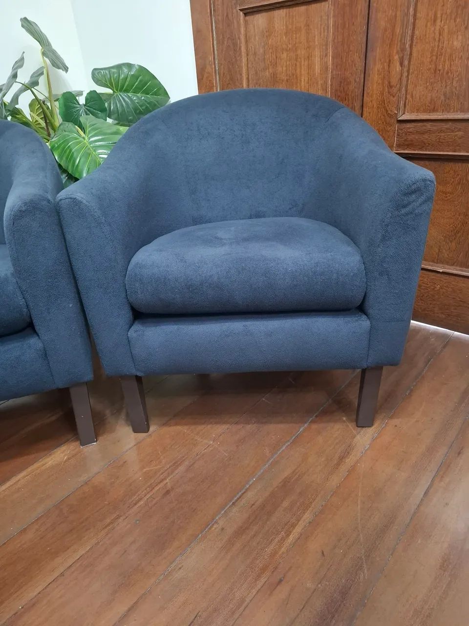 Kit poltronas de canto suede - Foto 4