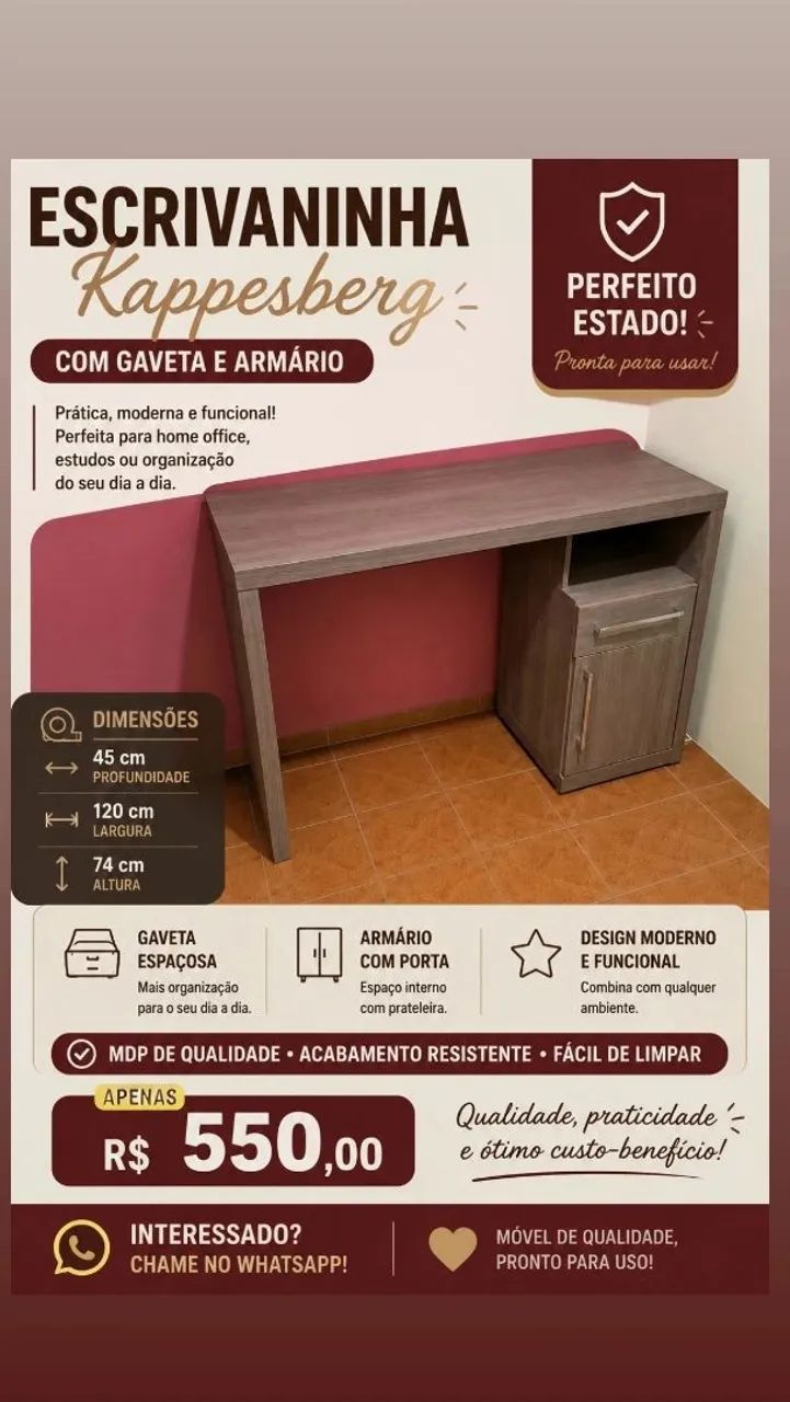 Escrivaninha Kappesberg 
