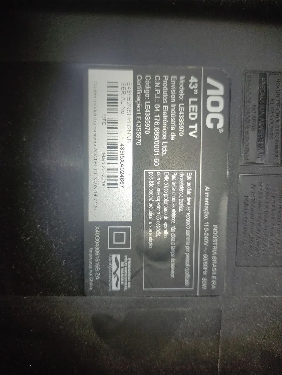 Smart TV LED 43" AOC LE43S5970 - Foto 5