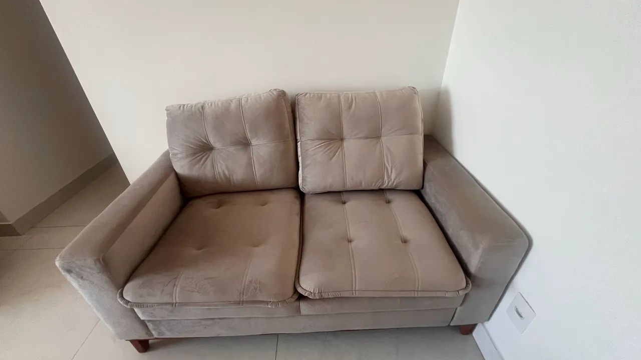 Sofa Alto padrao Tecido Suede - Fixo ( Loja Visofa)  - Foto 3