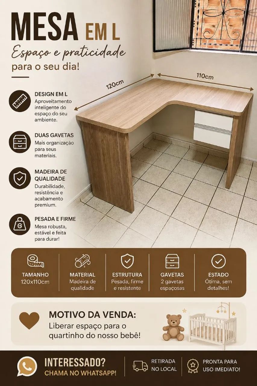 Mesa L 120x1,10