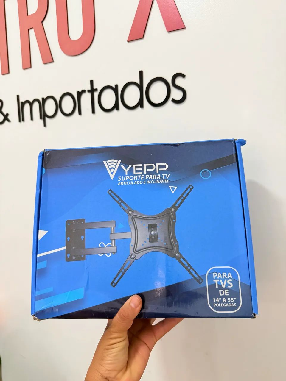 Suporte para TV articulado até 55 polegadas