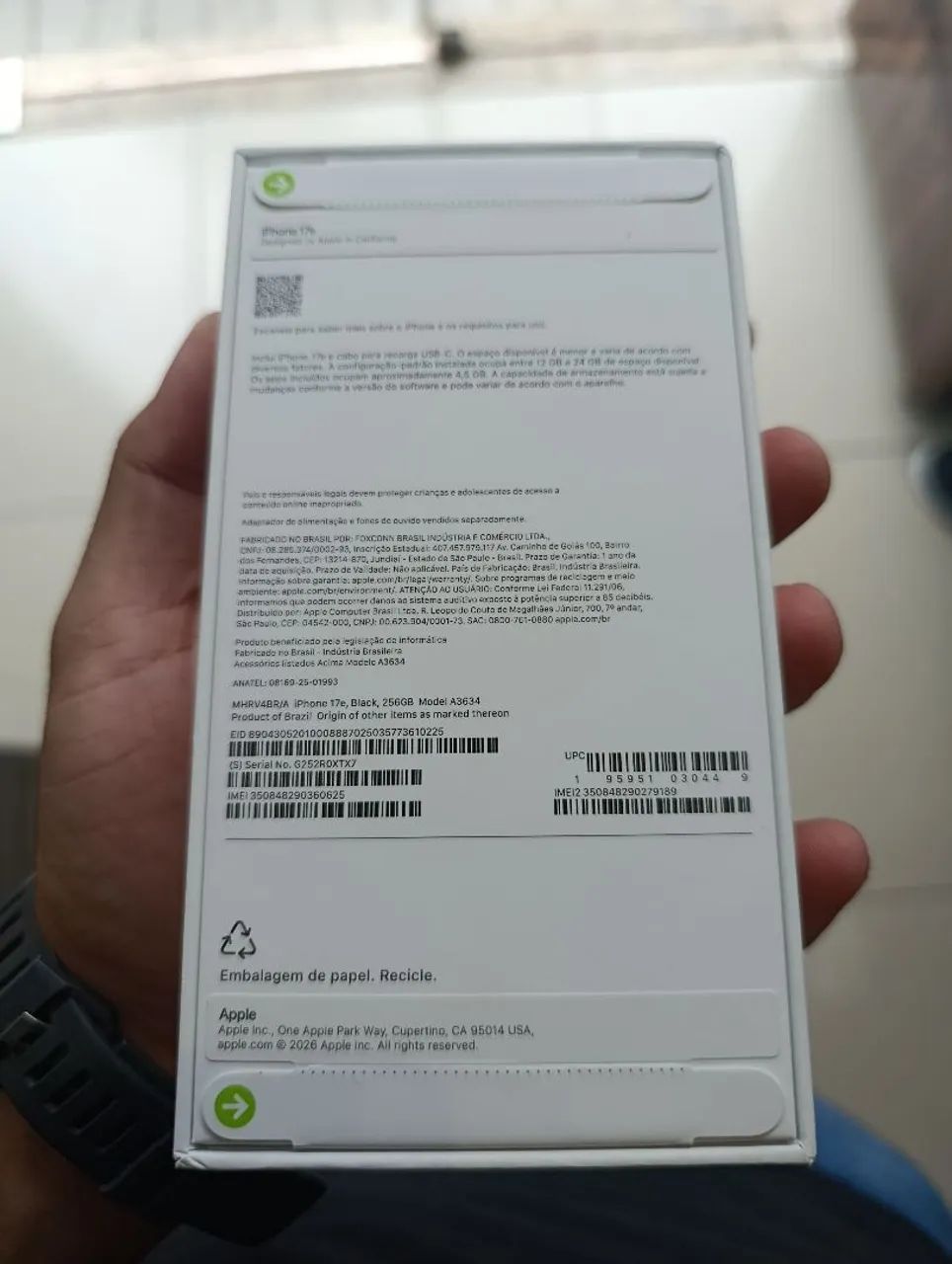 iPhone 17E 256gb preto Lacrado  - Foto 3