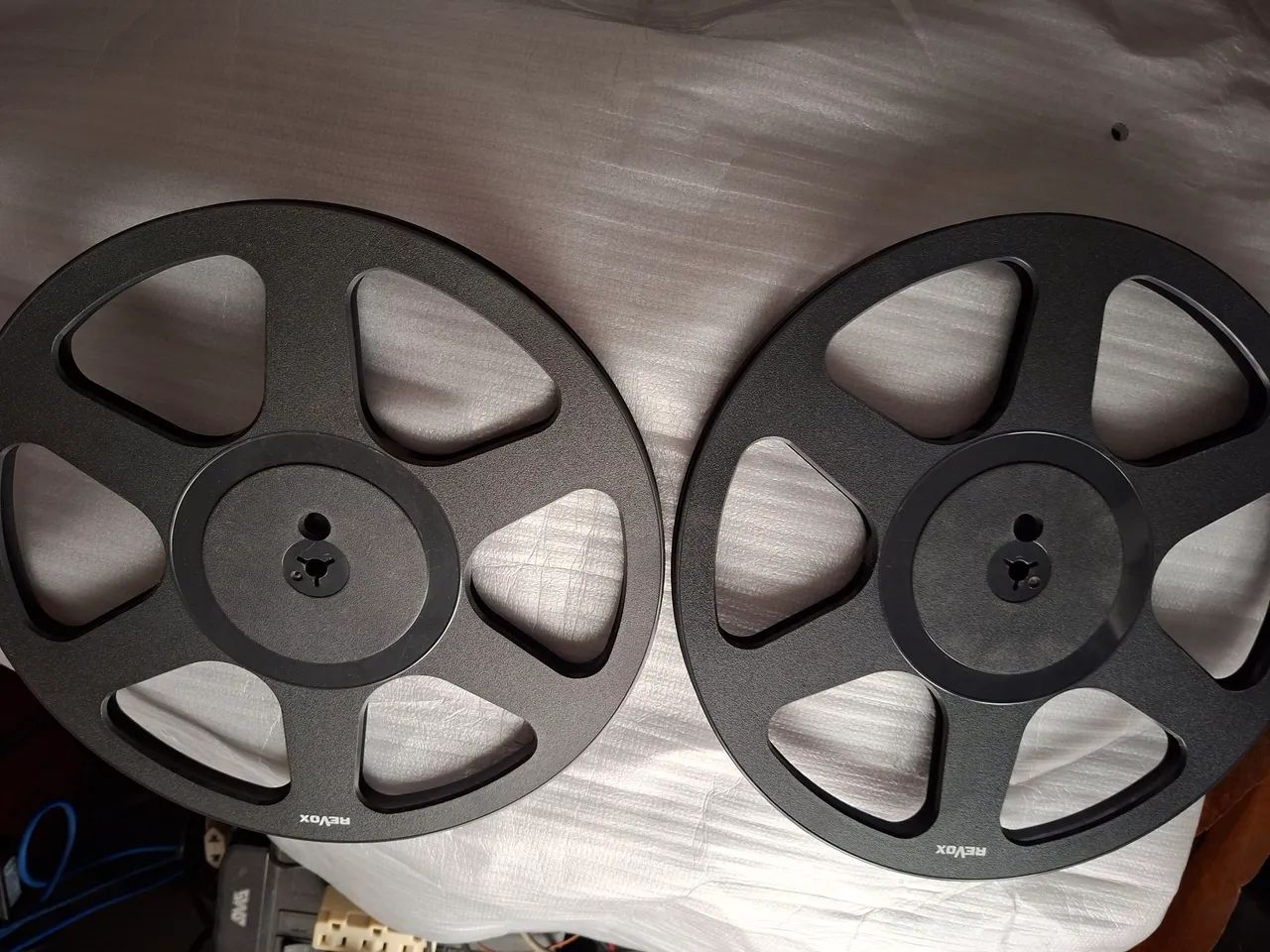 Carretel novo Revox 10.5 polegadas, dispensa NAB. Seu gravador merece! Preço unitário! - Foto 2