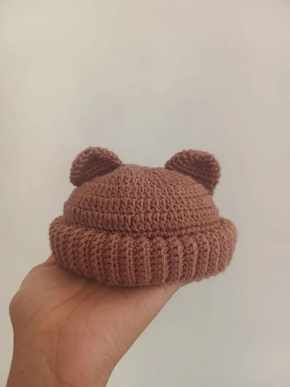 Touca de Crochê Urso 
