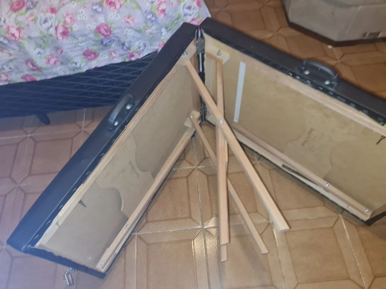 Maca maleta dobrável, sem orifício na maca. - Foto 4
