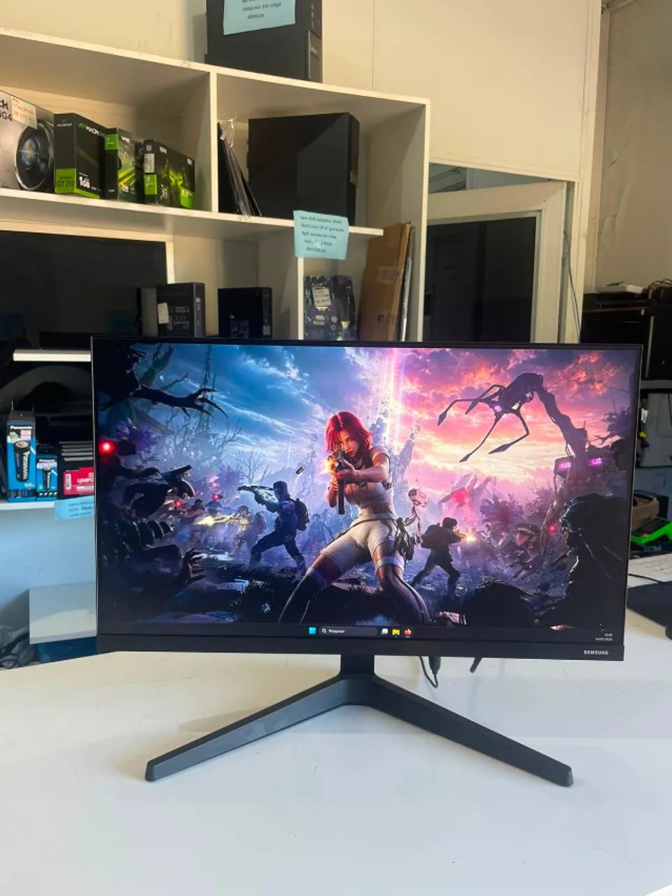 Monitor Gamer  24 polegadas samsung  led 75hz/full hd/ HDMI/VGA/ com garantia e nf - Foto 5