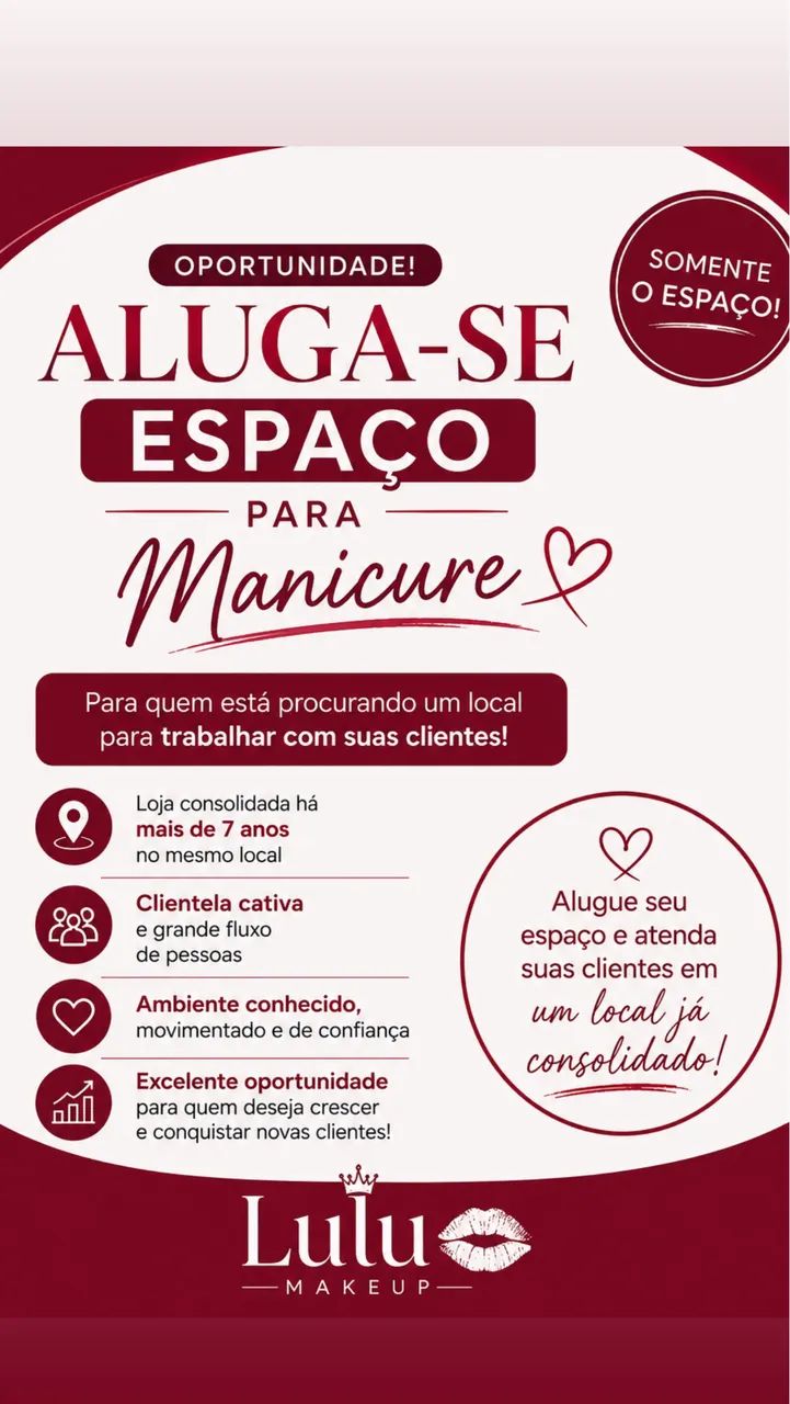 Aluga-se espaço para Manicure - Foto 2