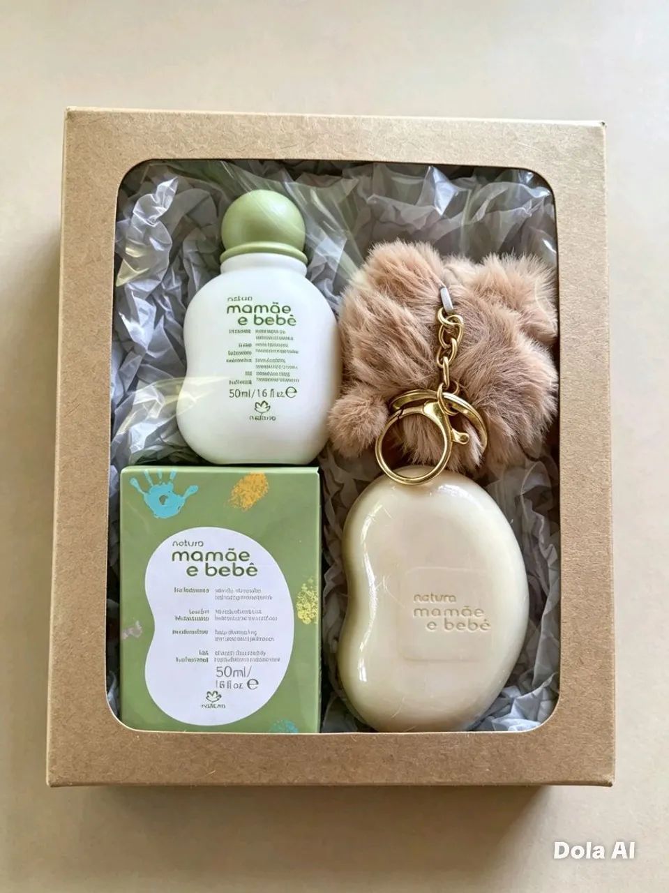 ? PRESENTE NATURA MAMÃE E BEBÊ NA CAIXINHA COM VISOR  - Foto 4