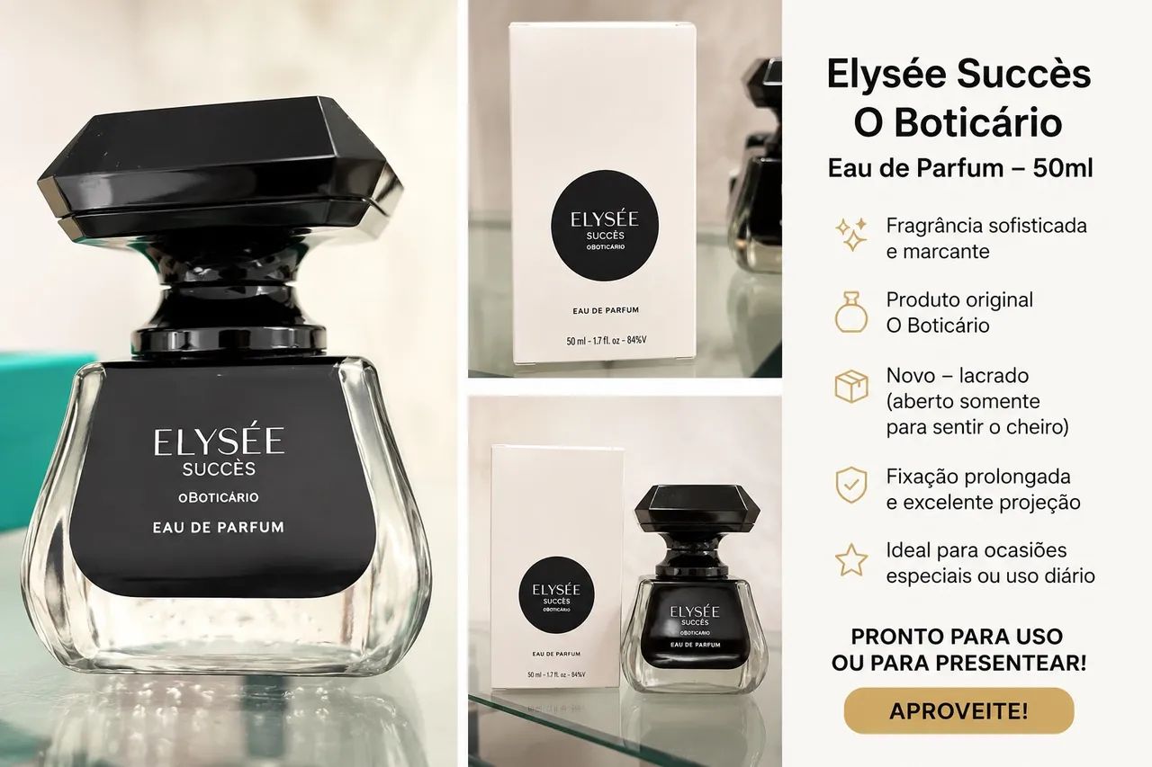 Perfume Elysée Succès O Boticário - Foto 2