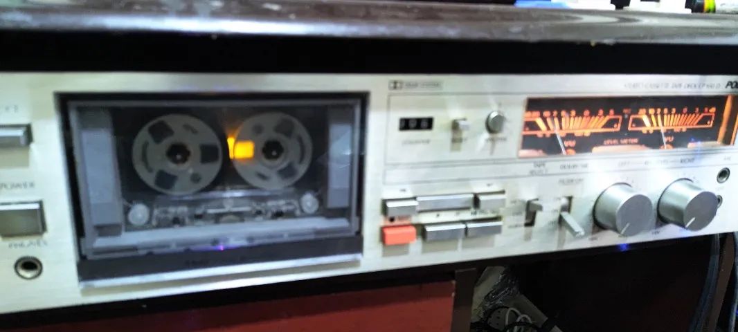 Tape Deck Toca Fitas Polyvox CP 650D Perfeito e Original.