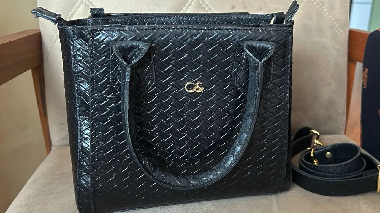 Bolsa em couro  - Foto 2