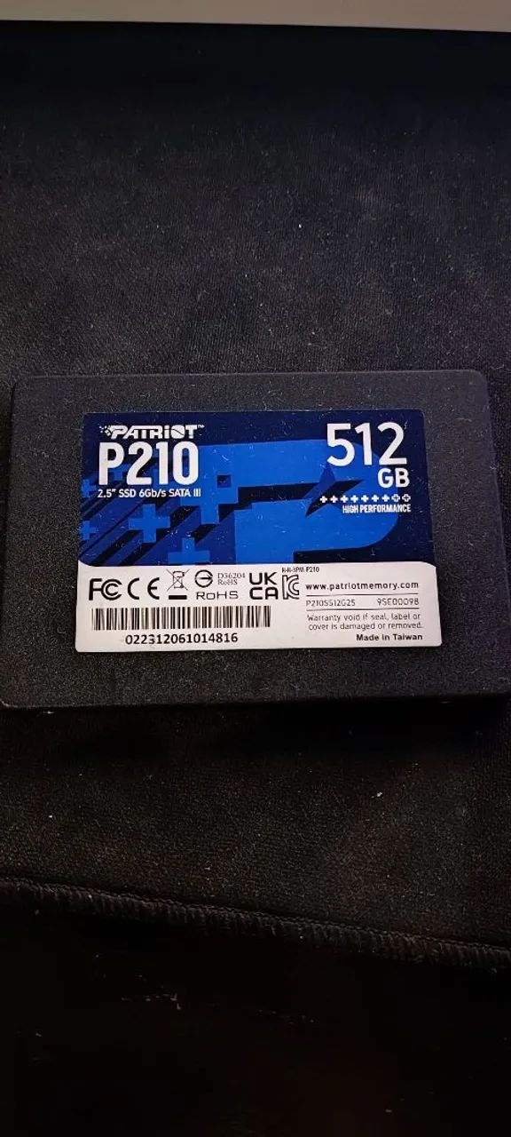 SSD 512GB Patriot P210