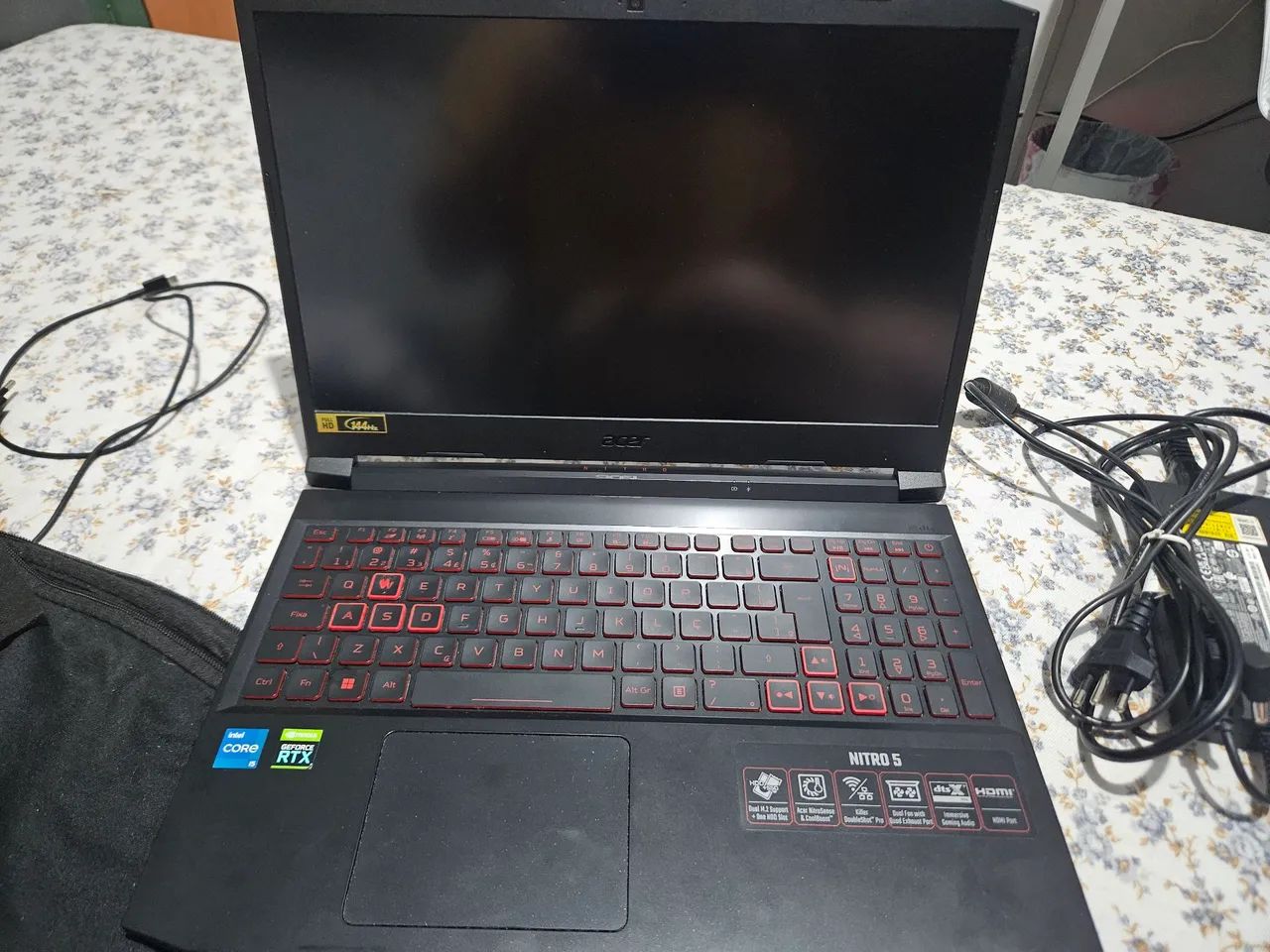 Notebook gamer acer an515 57 (placa mae queimada sem concerto)