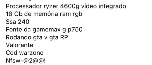 Vendo PC GAMER RYZER 4600G  - Foto 4