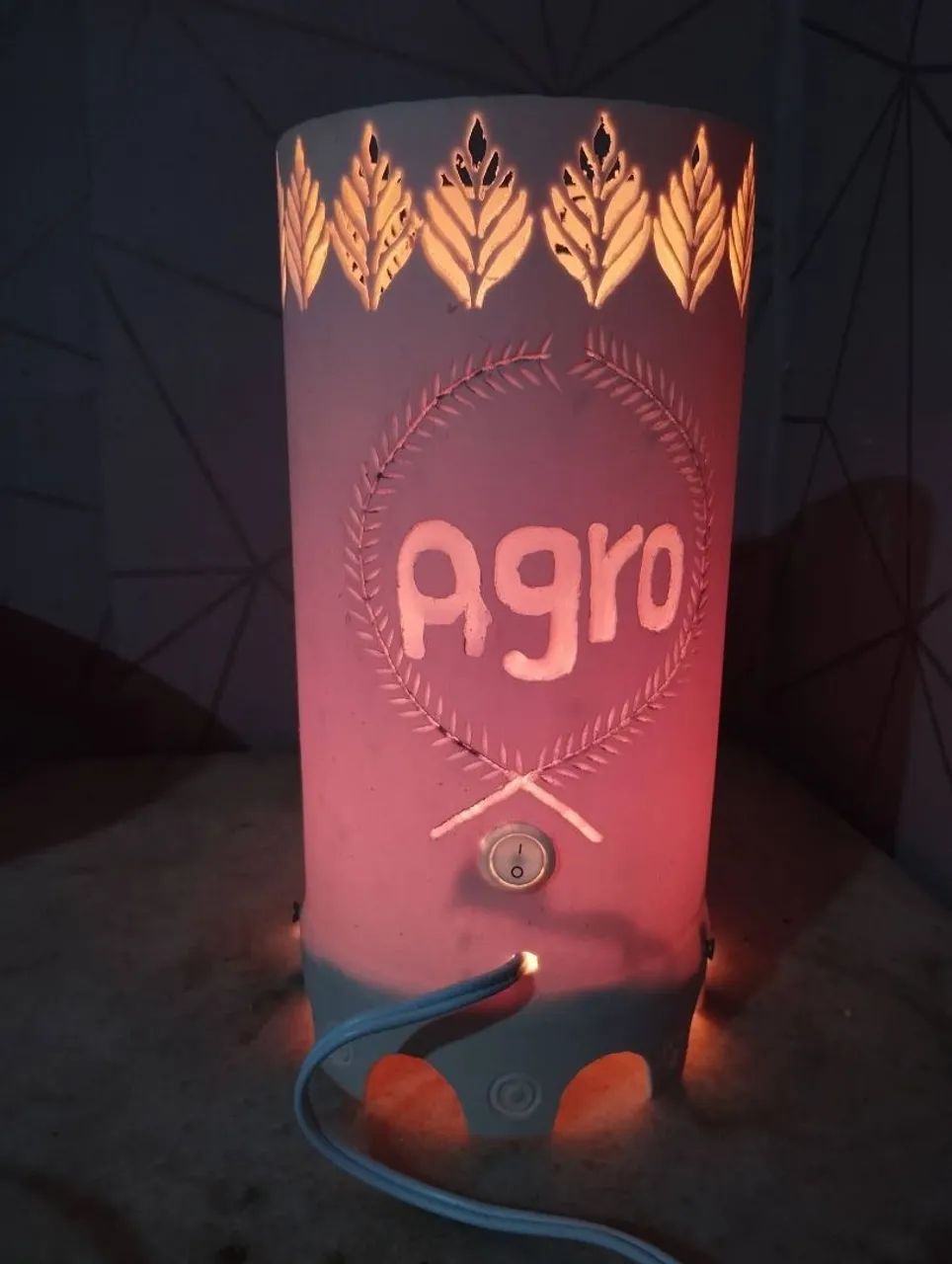 LUMINÁRIA DE PVC TEMA AGRONEGÓCIO  - Foto 2