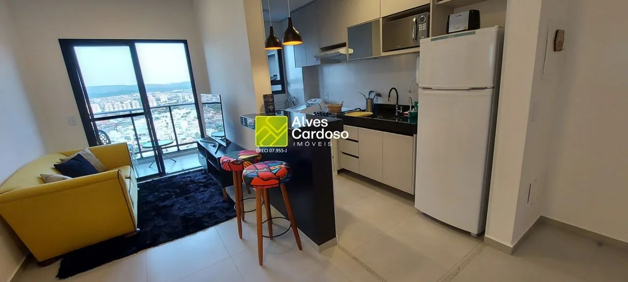 Lindo Studio Mobiliado para Locação no Le Monde - Sorocaba