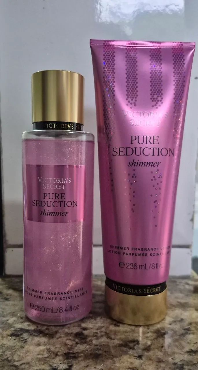 Perfume kit victoria secrets body splash + creme - Foto 2