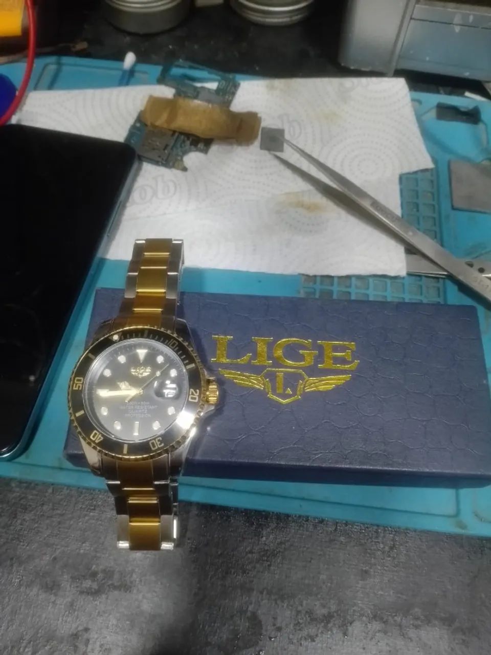 Relógio De Pulso Masculino - Lige Modelo 1853 - Foto 3