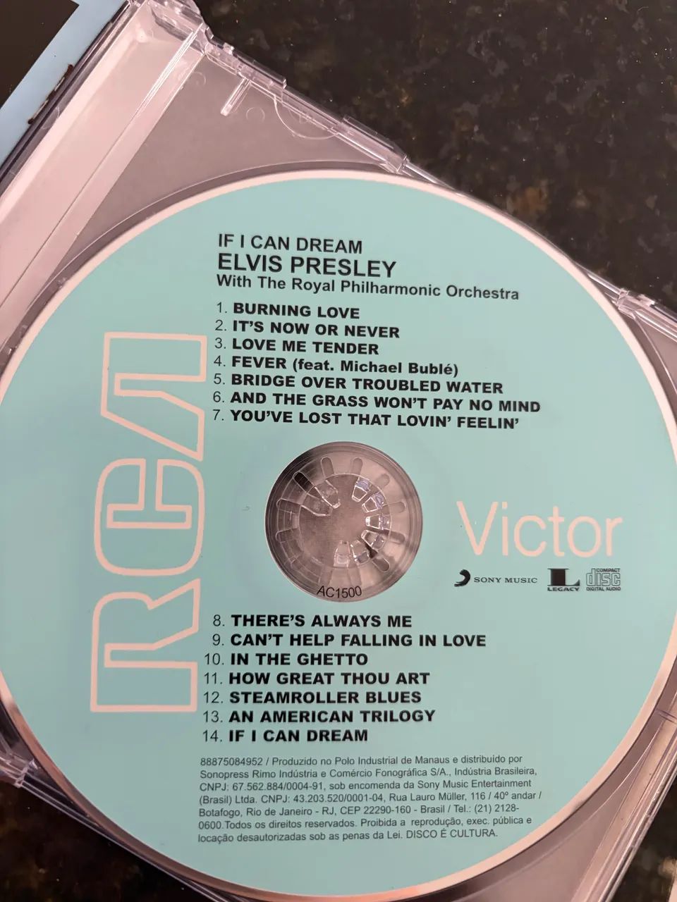CD Elvis Presley - If I Can Dream (Royal Philharmonic Orchestra) - Foto 4