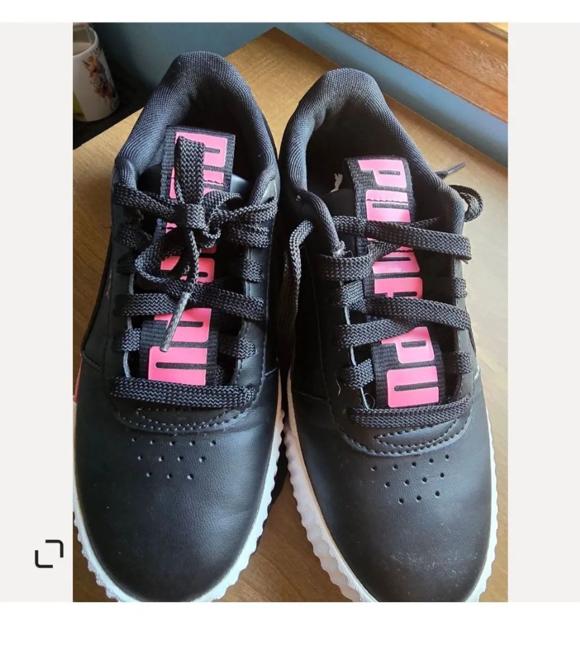 Tenis puma couro rosa - Foto 2