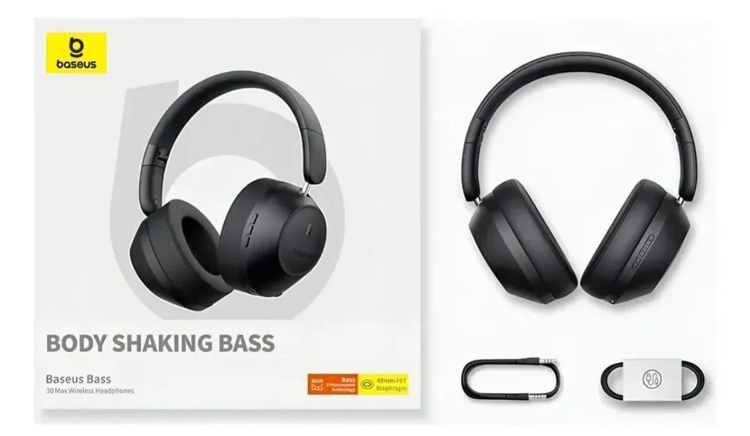 Fone Baseus Original bluetooth 5.3 bass 30 Max0 max