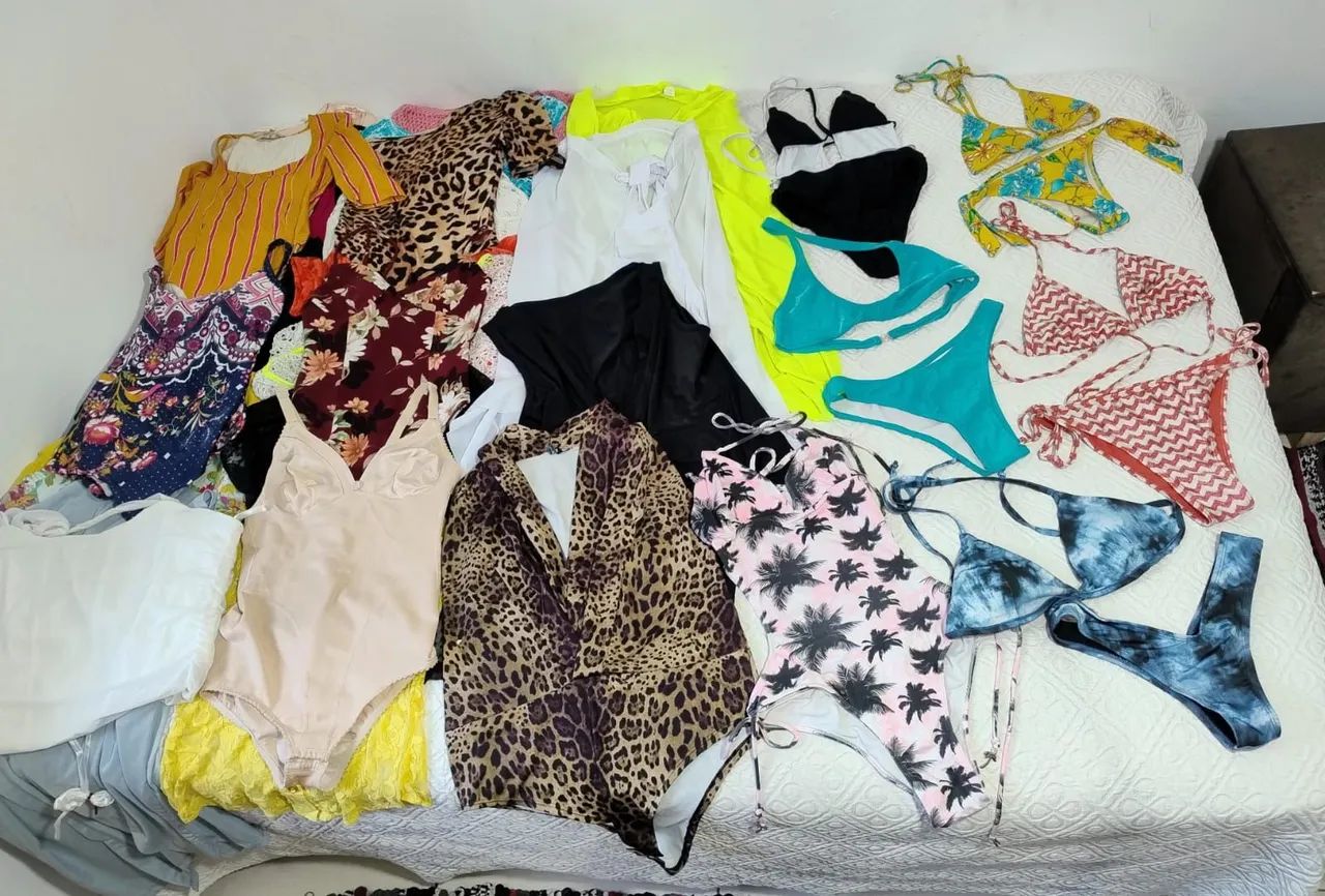 LOTE roupas de PRAIA, ACADEMIA, coletes e etc. - Foto 3
