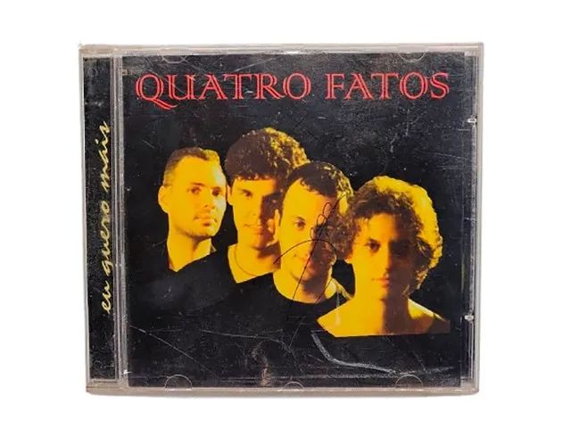 Cd Quatro Fatos - Eu Quero Mais - 1997 - Pop Rock Nacional - Foto 3