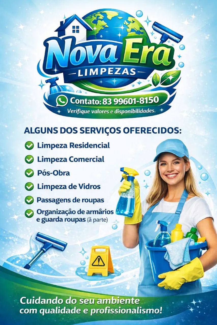 Nova Era Limpezas( Diárias em Faxinas)