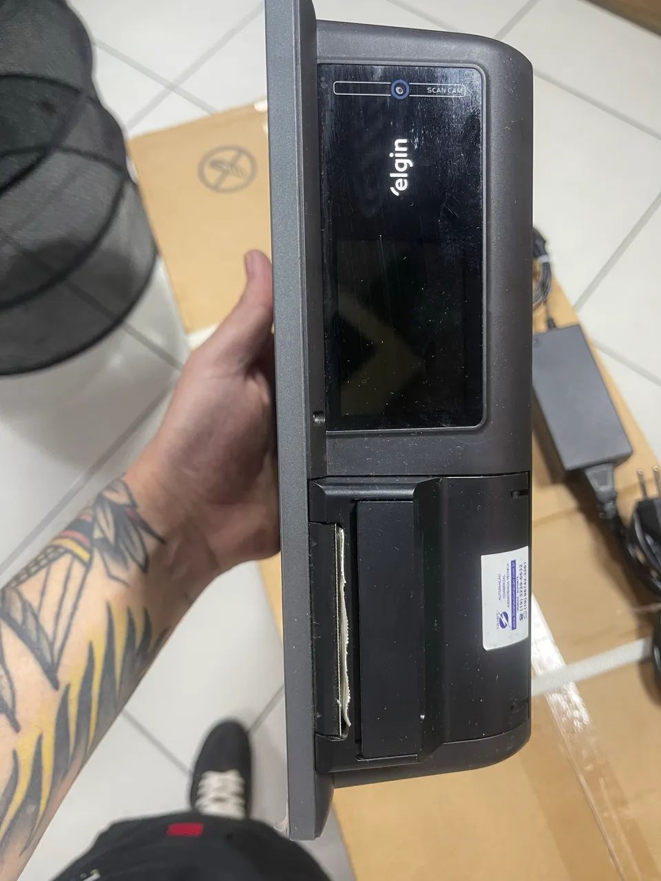 Mini PDV Elgin M10, com impressora fiscal  - Foto 3
