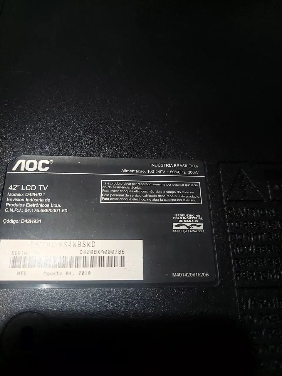 Tv aoc 42 lcd - Foto 3