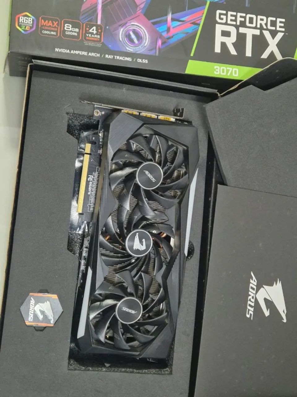 Rtx 3070 Aorus Master com Tela - Foto 5