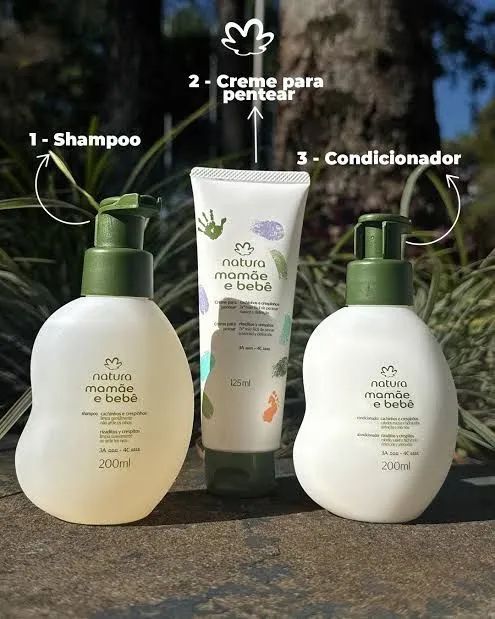 Kit Natura Mamãe e Bebê Cachinhos  - Foto 3