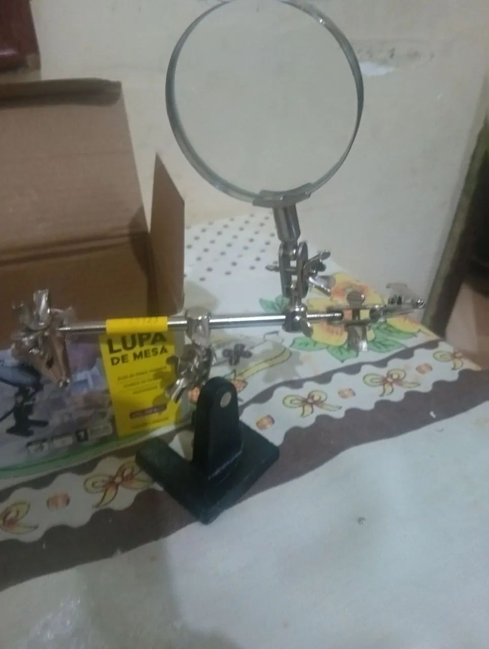 Lupa de mesa para soldas de placas eletronicas - Foto 5