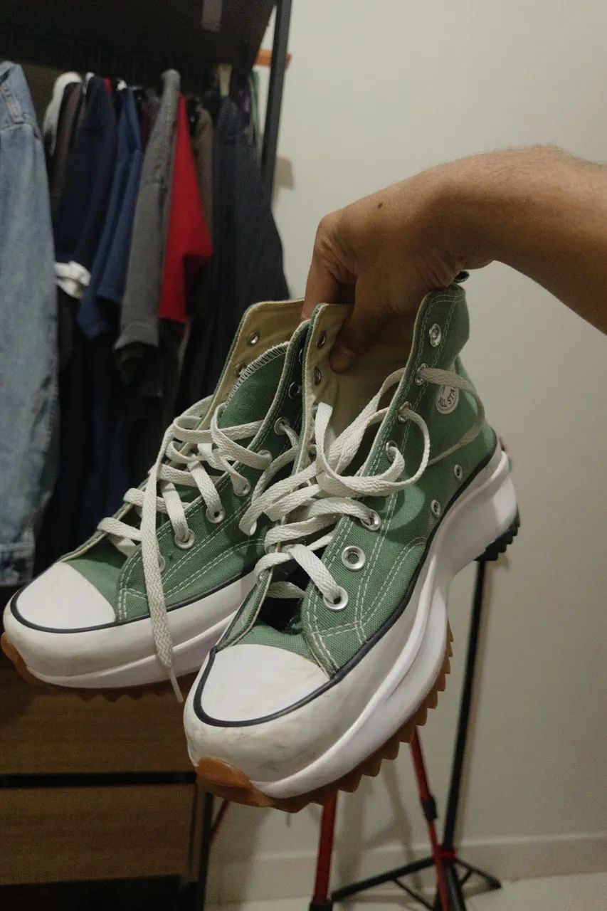 Tênis Converse Run Star Verde - Foto 3